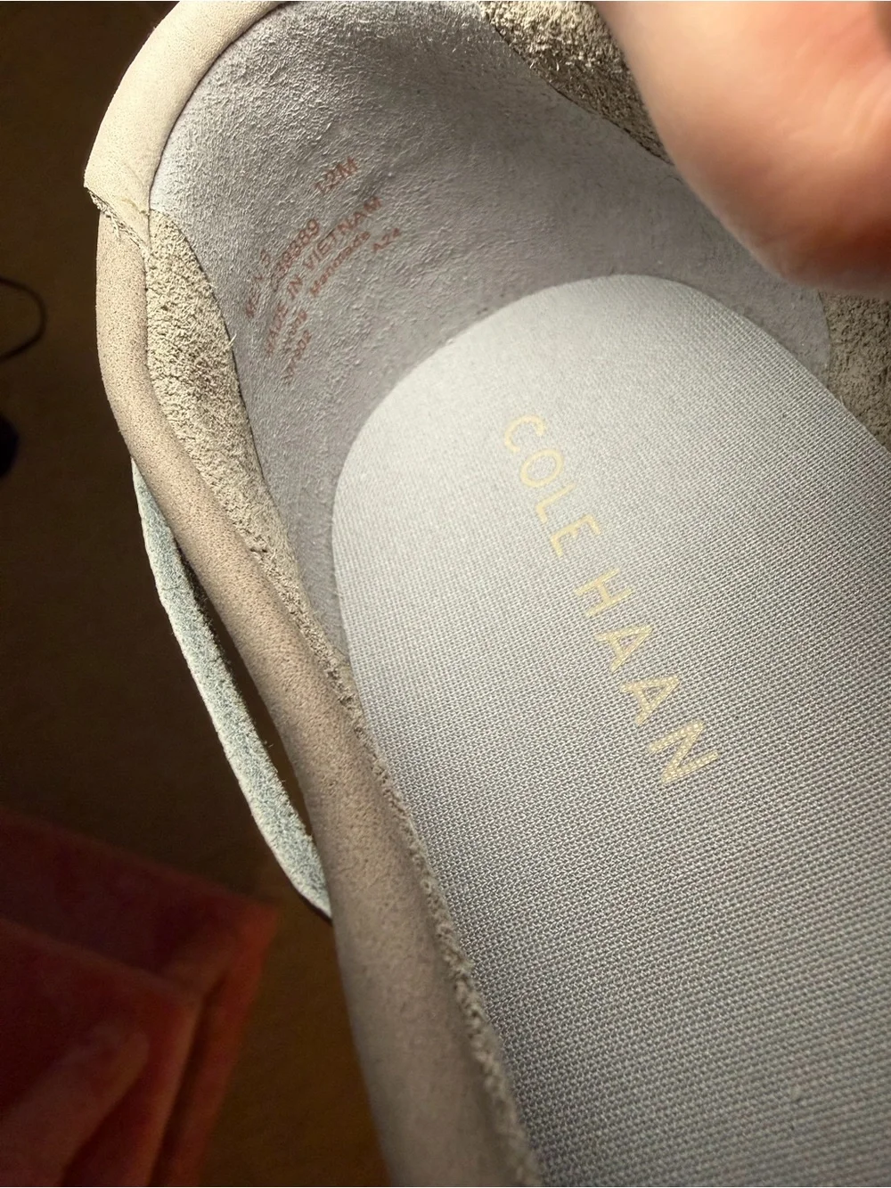 NWOT Cole Haan Men's Grandpro Windward Boat Shoe in Grey Size 12